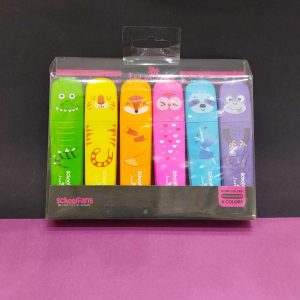 پک 6 عددی هایلایتر حیوانات کد 698
