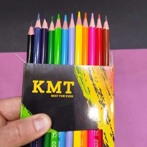 مداد رنگی 12 رنگ KMT کد 822