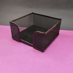 جا کاغذی توری فلزی مشکی کد 847
