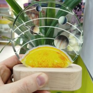 چراغ خواب کریستالی دایره 133