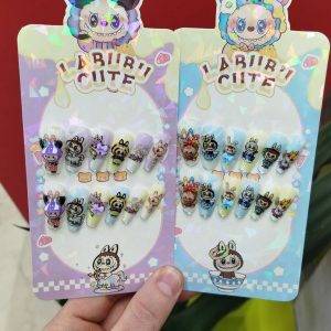 ناخن مصنوعی برجسته سایز بزرگ لبوبو کد 305
