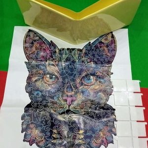 پازل چوبی گربه کد 565
