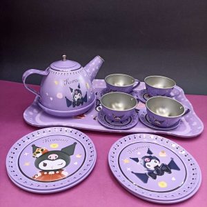 ست چای خوری فلزی کرومی کد 1076