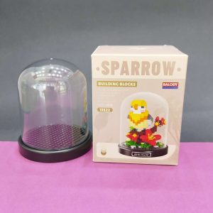 لگو گنجشک با محفظه شیشه‌ای کد 735