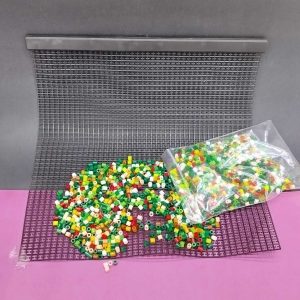 تابلو نقاشی پیکسلی مهره ای طرح کریسمس کد 767
