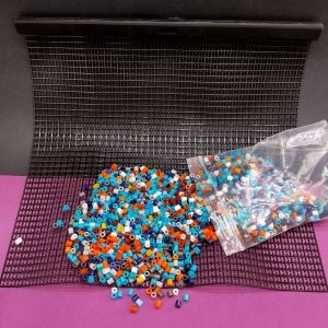تابلو نقاشی پیکسلی مهره ای طرح دلقک ماهی کد 770