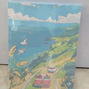 بوم نقاشی آبرنگی با اعداد 30*40 کد 854