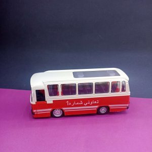 ماشین فلزی موزیکال اتوبوس کد 1044