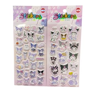 استیکر پفکی و برجسته کرومی و استیچ کد 1521