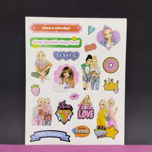 دفتر رنگ آمیزی کلاسوری Shining girl کد 1548