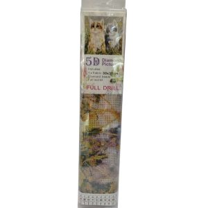نقاشی الماسی رولی طرح بچه گربه ها 30*30 کد 1585