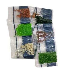 تابلو نقاشی الماسی طرح ببر و روباه در جنگل 20*20 کد 1663