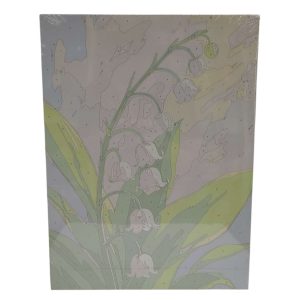 تابلو بوم آبرنگی با اعداد طرح گل زنبق 30*40 کد 1424