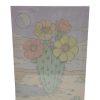بوم نقاشی شماره گذاری شده طرح کاکتوس و غروب بنفش 30*40 کد 1726