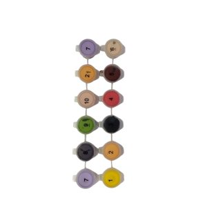 بوم نقاشی شماره گذاری شده طرح کاکتوس و غروب بنفش 30*40 کد 1726