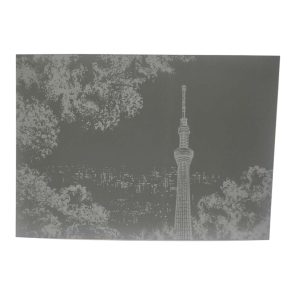 اسکرچ برد خراشیدنی طرح شکوفه‌های گیلاس 20*30 کد 1818