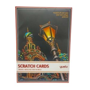 اسکرچ برد بناهای معروف جهان 20*30 کد1819