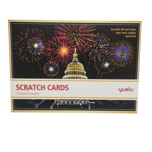 اسکرچ برد خراشیدنی آتش بازی 20*30 کد 1820