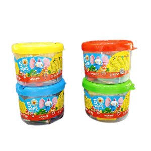 خمیر بازی سطلی 5 رنگ آریا کد 2655