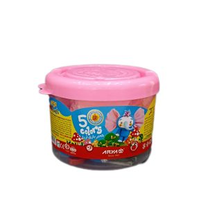 خمیر بازی سطلی 5 رنگ آریا کد 2655