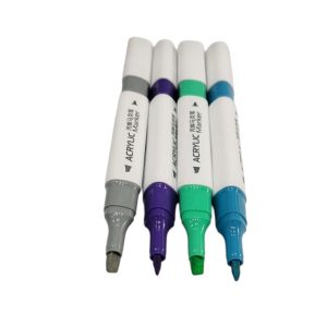 ماژیک اکریلیک 24 رنگ دو سر Zuixua کد 2083