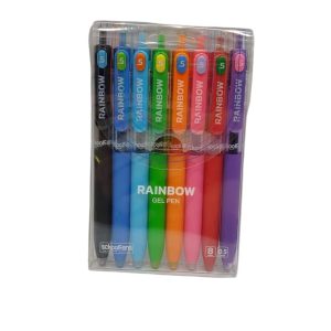 پک 8 عددی روان نویس کلیکی 0.5 RAINBOW کد 2093